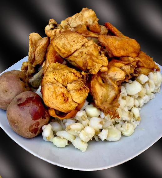 chicharron de pollo: .